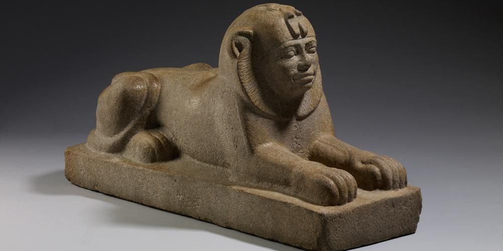 Sphinx of Taharqo, Sudan, Egypt.