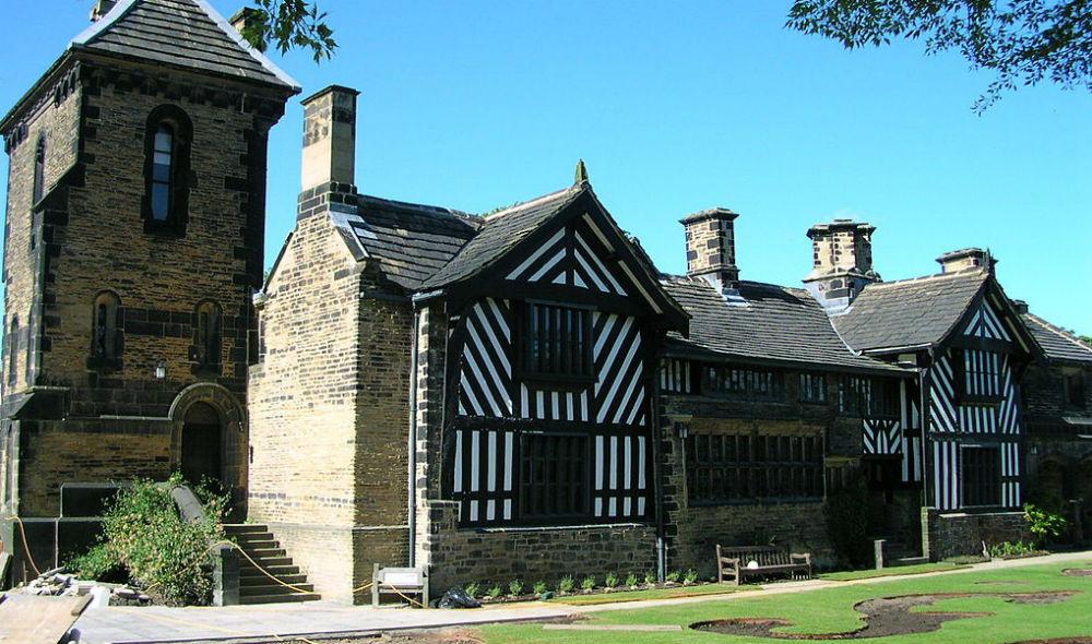 View of Shibden Hall from the garden