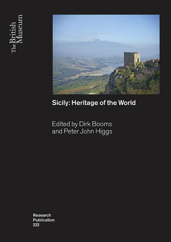 Book cover with mountainous photo of Sicily