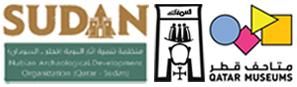 Logos for Qatar-Sudan Archaeological Project (QSAP) – Qatar Museums, Qatar, and the National Corporation for Antiquities and Museums, Sudan.