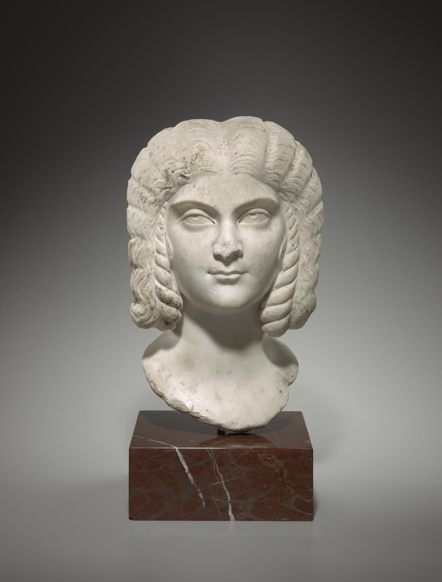 Marble portrait of Julia Domna.