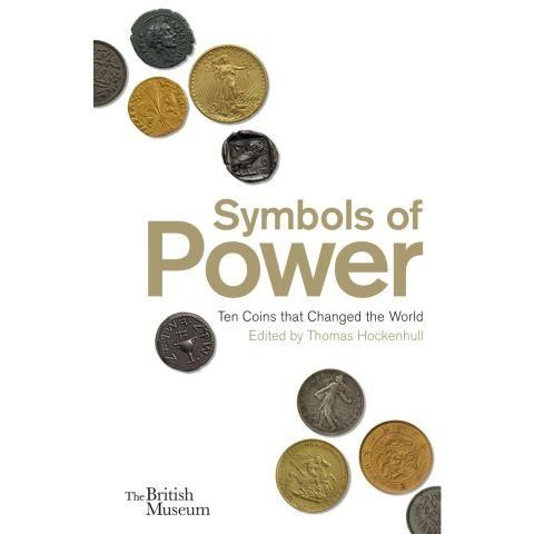 Book cover with photos of ten ancient coins. 